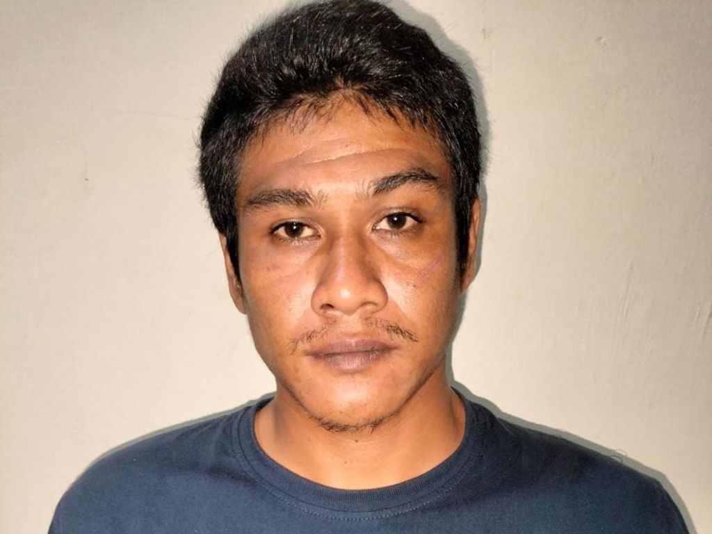 Tampang Pria Pembunuh Wanita di Kalsel yang Jasadnya di Gorong-gorong